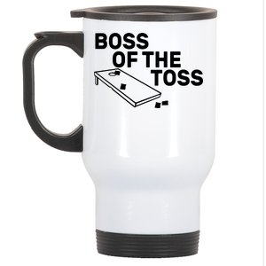 Boss Of The Toss Stainless Steel Travel Mug