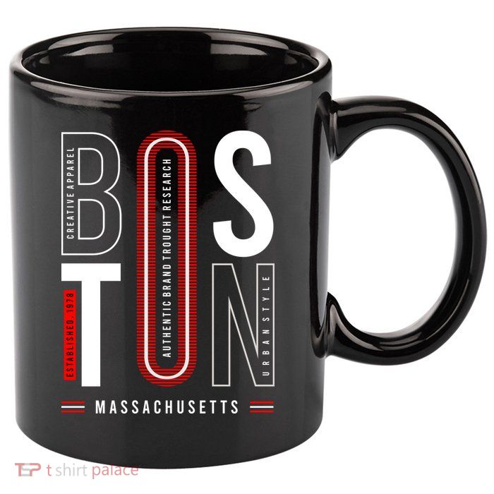 Boston 11oz C Handle Ceramic Mug
