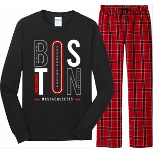 Boston Long Sleeve Pajama Set