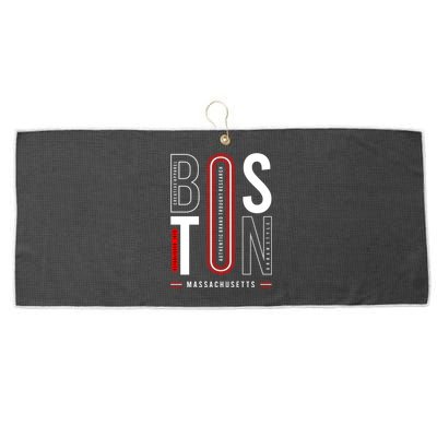 Boston Large Microfiber Waffle Golf Towel