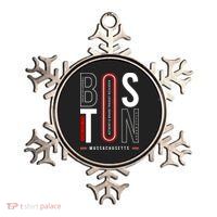 Boston Metallic Star Ornament