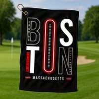 Boston Golf Towel