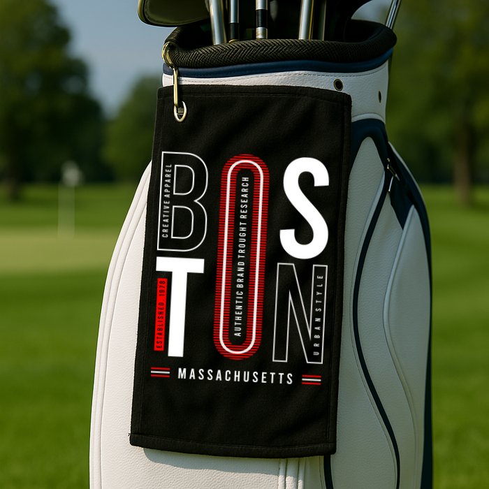 Boston Golf Towel