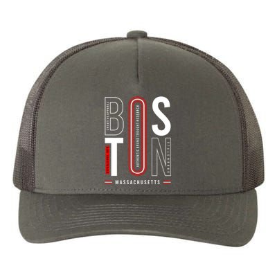 Boston Yupoong Adult 5-Panel Trucker Hat