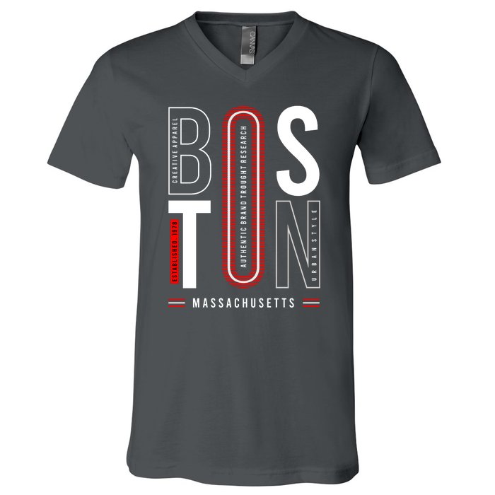 Boston V-Neck T-Shirt