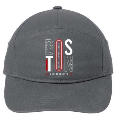 Boston 7-Panel Snapback Hat