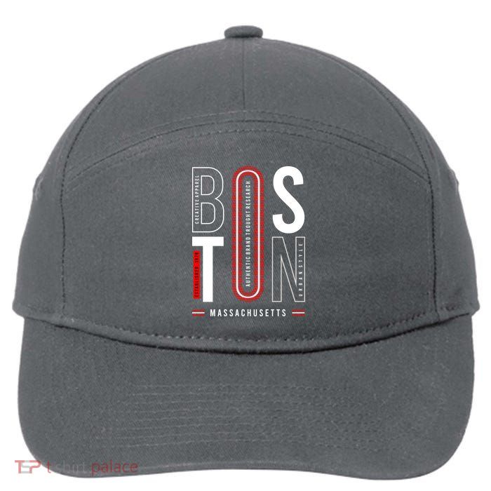 Boston 7-Panel Snapback Hat