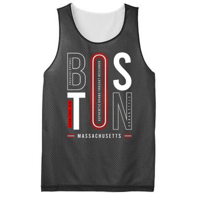 Boston Mesh Reversible Basketball Jersey Tank