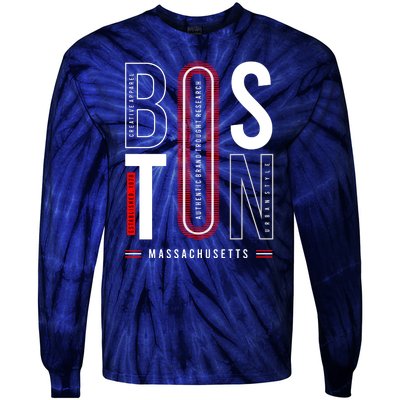 Boston Tie-Dye Long Sleeve Shirt