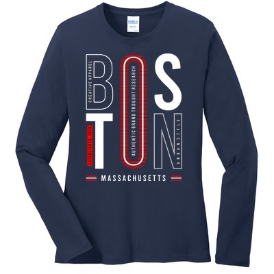 Boston Ladies Long Sleeve Shirt