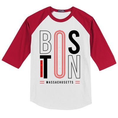 Boston Kids Colorblock Raglan Jersey