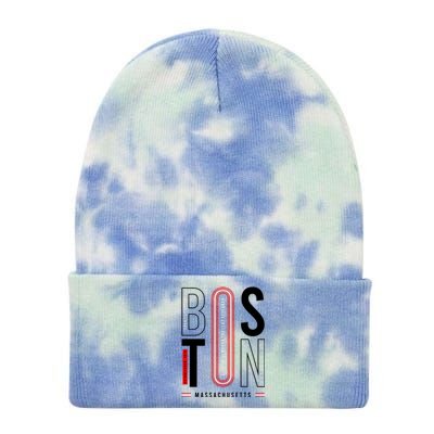 Boston Tie Dye 12in Knit Beanie