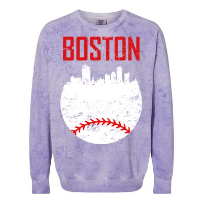 Boston Baseball City Colorblast Crewneck Sweatshirt