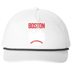 Boston Baseball City Snapback Five-Panel Rope Hat