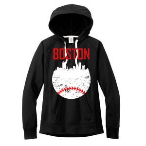 Boston Baseball City Women's Fleece Hoodie