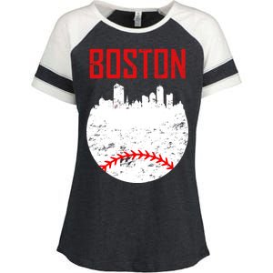 Boston Baseball City Enza Ladies Jersey Colorblock Tee