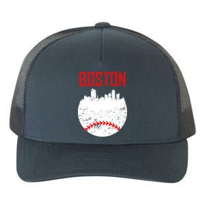 Boston Baseball City Yupoong Adult 5-Panel Trucker Hat