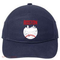 Boston Baseball City 7-Panel Snapback Hat
