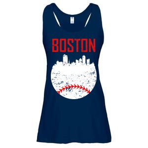 Boston Baseball City Ladies Essential Flowy Tank