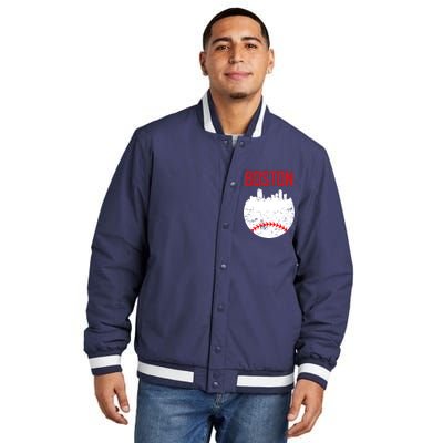 Boston Baseball City Insulated Varsity Jacket