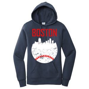 Boston Baseball City Women's Pullover Hoodie