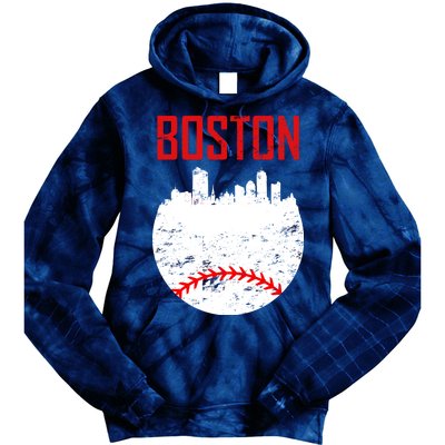 Boston Baseball City Tie Dye Hoodie