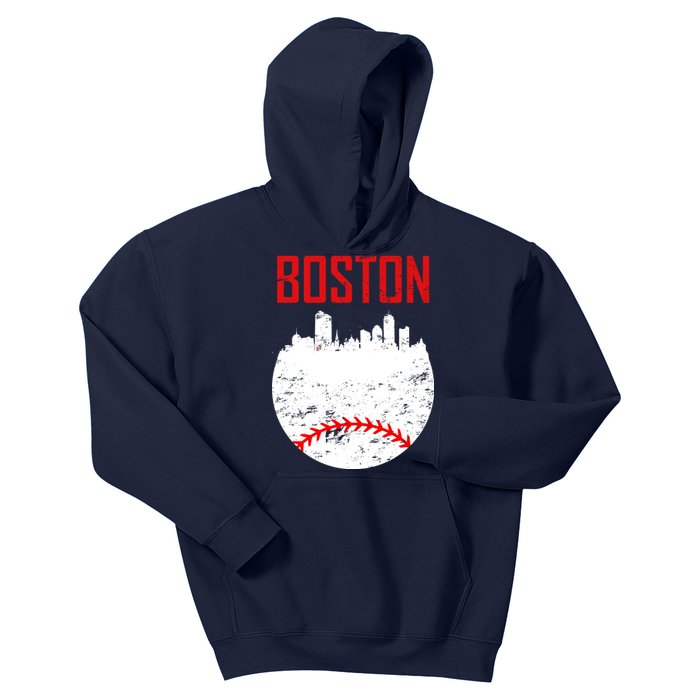 Boston Baseball City Kids Hoodie