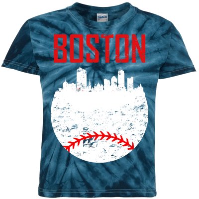 Boston Baseball City Kids Tie-Dye T-Shirt