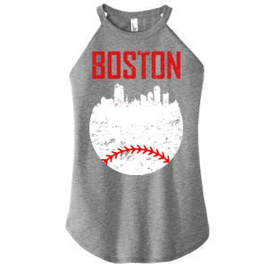 Boston Baseball City Women's Perfect Tri Rocker Tank