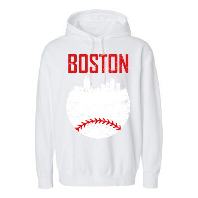 Boston Baseball City Garment-Dyed Fleece Hoodie