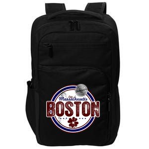 Boston Land of the Free Logo Impact Tech Backpack