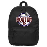 Boston Land of the Free Logo 16 in Basic Backpack