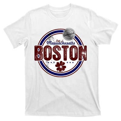 Boston Land of the Free Logo T-Shirt