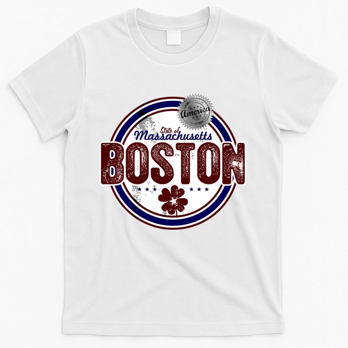 Boston Land of the Free Logo T-Shirt