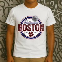 Boston Land of the Free Logo T-Shirt
