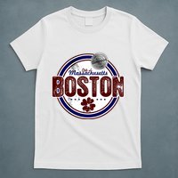 Boston Land of the Free Logo T-Shirt