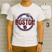 Boston Land of the Free Logo T-Shirt