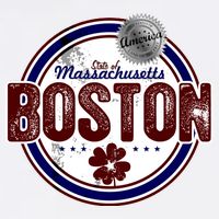 Boston Land of the Free Logo T-Shirt