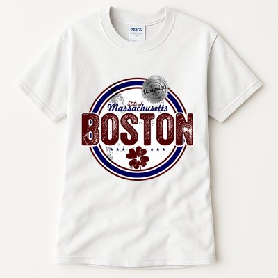 Boston Land of the Free Logo Tall T-Shirt