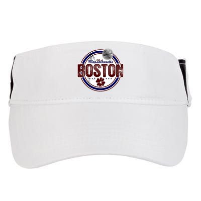 Boston Land of the Free Logo Adult Drive Performance Visor