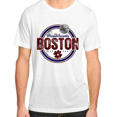 Boston Land of the Free Logo Adult ChromaSoft Performance T-Shirt