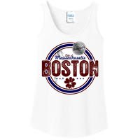 Boston Land of the Free Logo Ladies Essential Tank