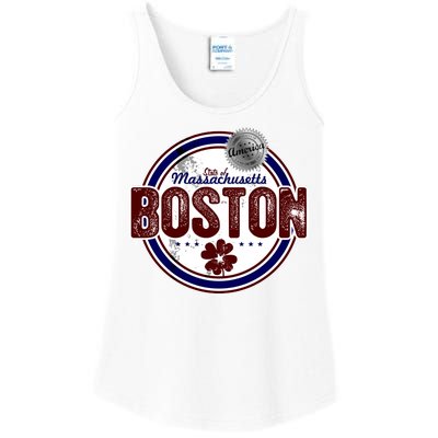 Boston Land of the Free Logo Ladies Essential Tank