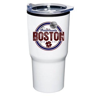 Boston Land of the Free Logo Tumbler