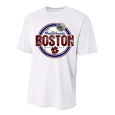 Boston Land of the Free Logo Performance Sprint T-Shirt