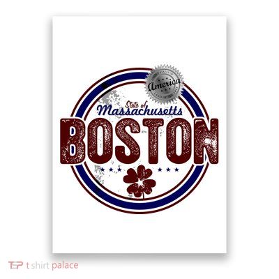 Boston Land of the Free Logo Poster