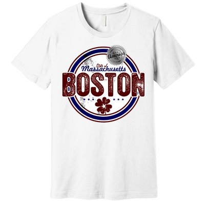 Boston Land of the Free Logo Premium T-Shirt