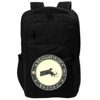 Boston Massachusetts Retro Impact Tech Backpack