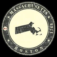 Boston Massachusetts Retro Impact Tech Backpack