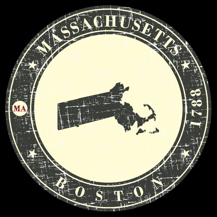 Boston Massachusetts Retro Impact Tech Backpack